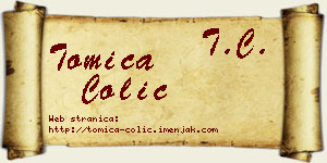 Tomica Čolić vizit kartica